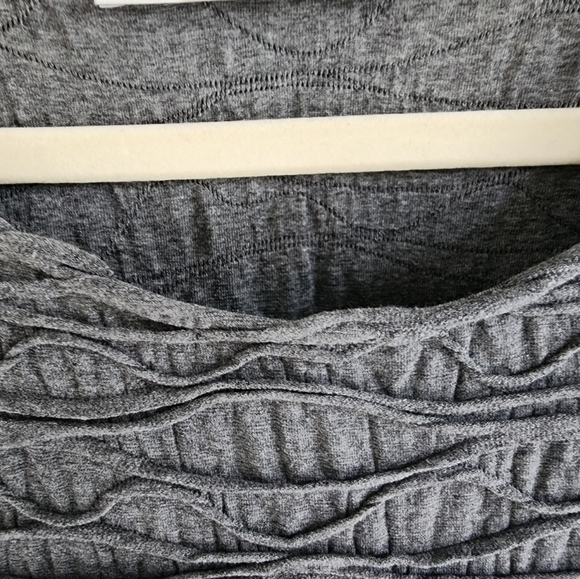 Monari Italia  In Cool Crinkle knit  fabric Gray Size 12 - Picture 7 of 10